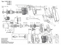 Bosch 0 603 132 060 M 21 So Drill 220 V / Eu Spare Parts